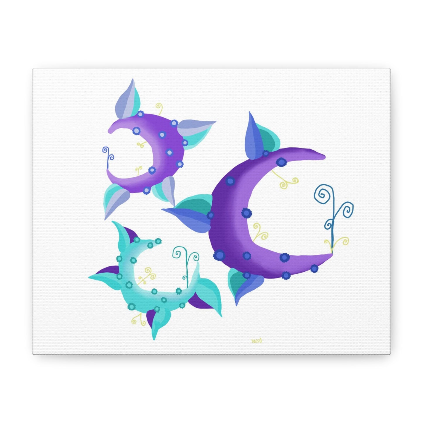 Dreamy Moon Canvas Wall Art Print