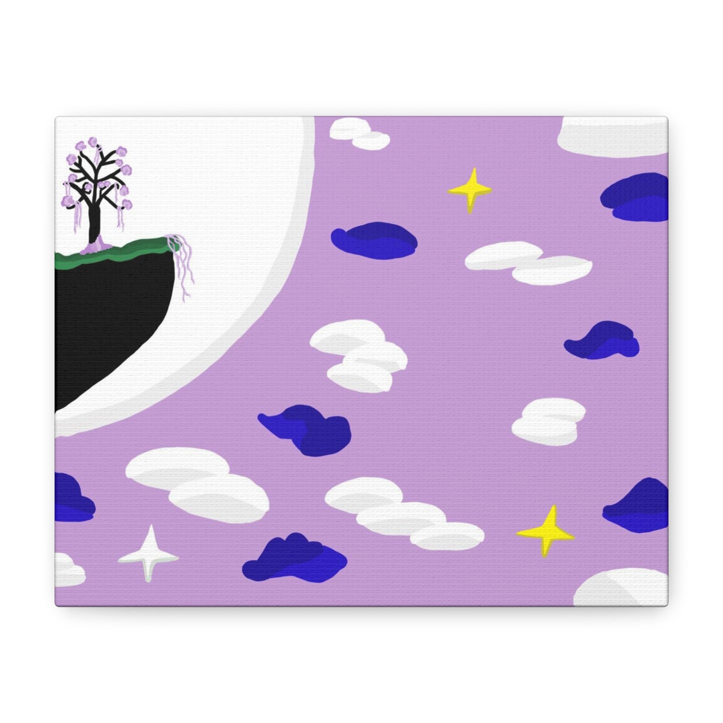 Canvas Print - Moonlit Blossom Tree Sky Wall Art