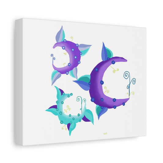 Dreamy Moon Canvas Wall Art Print