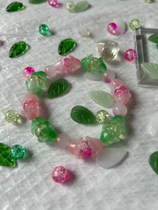 Cute Tulips - Hand Made Bracelet
