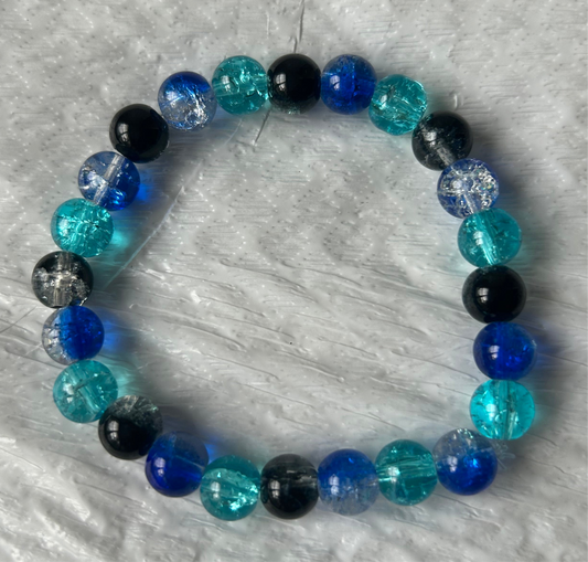 Blue Flame Core - Hand Made Bracelet